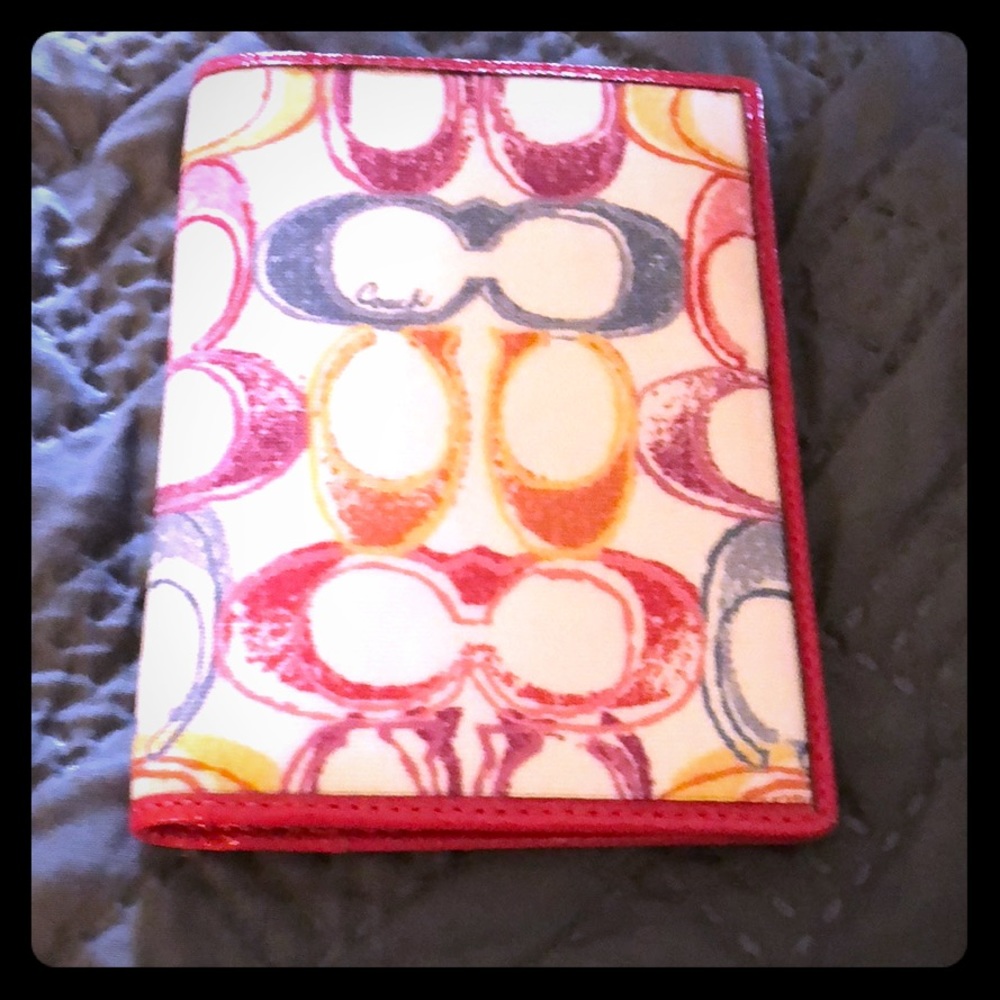 Coach Passport Cover